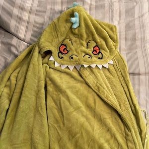 Men’s rugrats reptar hooded bath robe size L/XL